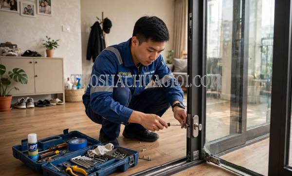 Sửa cửa kính phường Thường Lạc Đồng Tháp