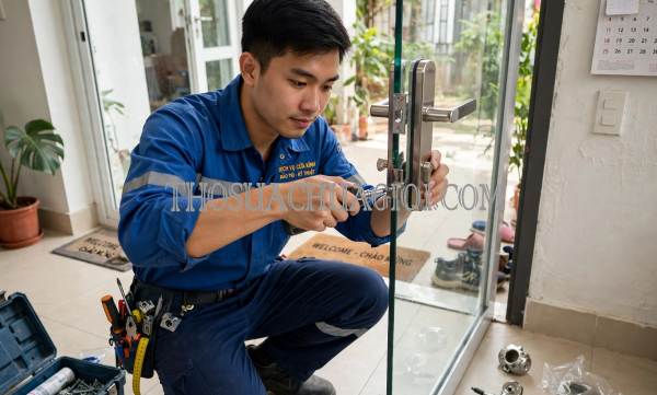 Sửa cửa kính phường Mỹ Phong Đồng Tháp giá rẻ 20 phút có mặt