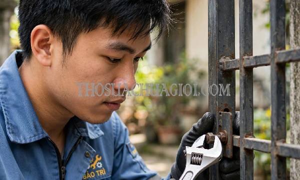 Sửa cửa sắt phường Đạo Thạnh Đồng Tháp giá rẻ