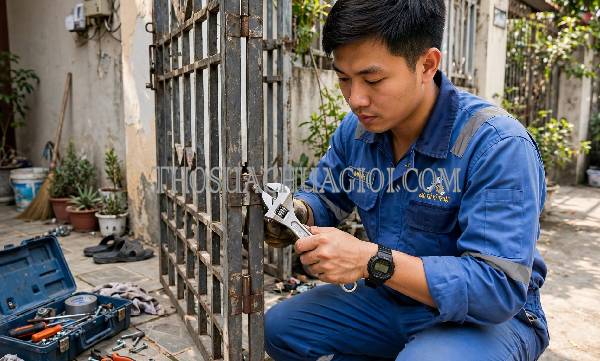 Sửa cửa sắt phường Đạo Thạnh Đồng Tháp