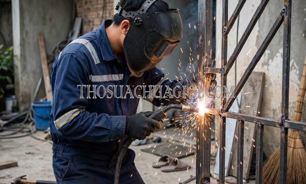 Sửa cửa sắt phường Gò Công Đồng Tháp