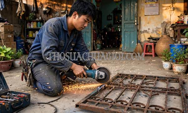Sửa cửa sắt phường Mỹ Ngãi Đồng Tháp giá rẻ 20 phút có mặt
