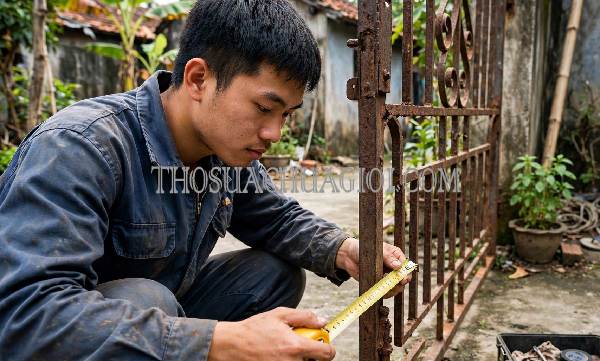 Sửa cửa sắt phường Thường Lạc Đồng Tháp giá rẻ