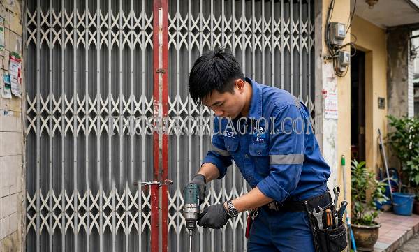 sửa cửa kéo phường Mỹ Trà 