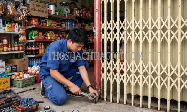 sửa cửa kéo Thanh Hòa