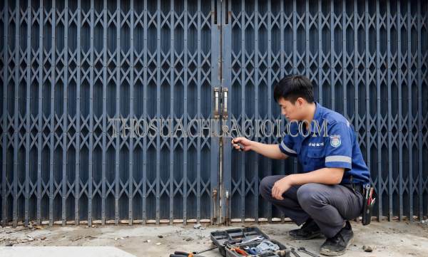 Sửa cửa kéo phường Thới Sơn Đồng Tháp liên hệ 10 phút có